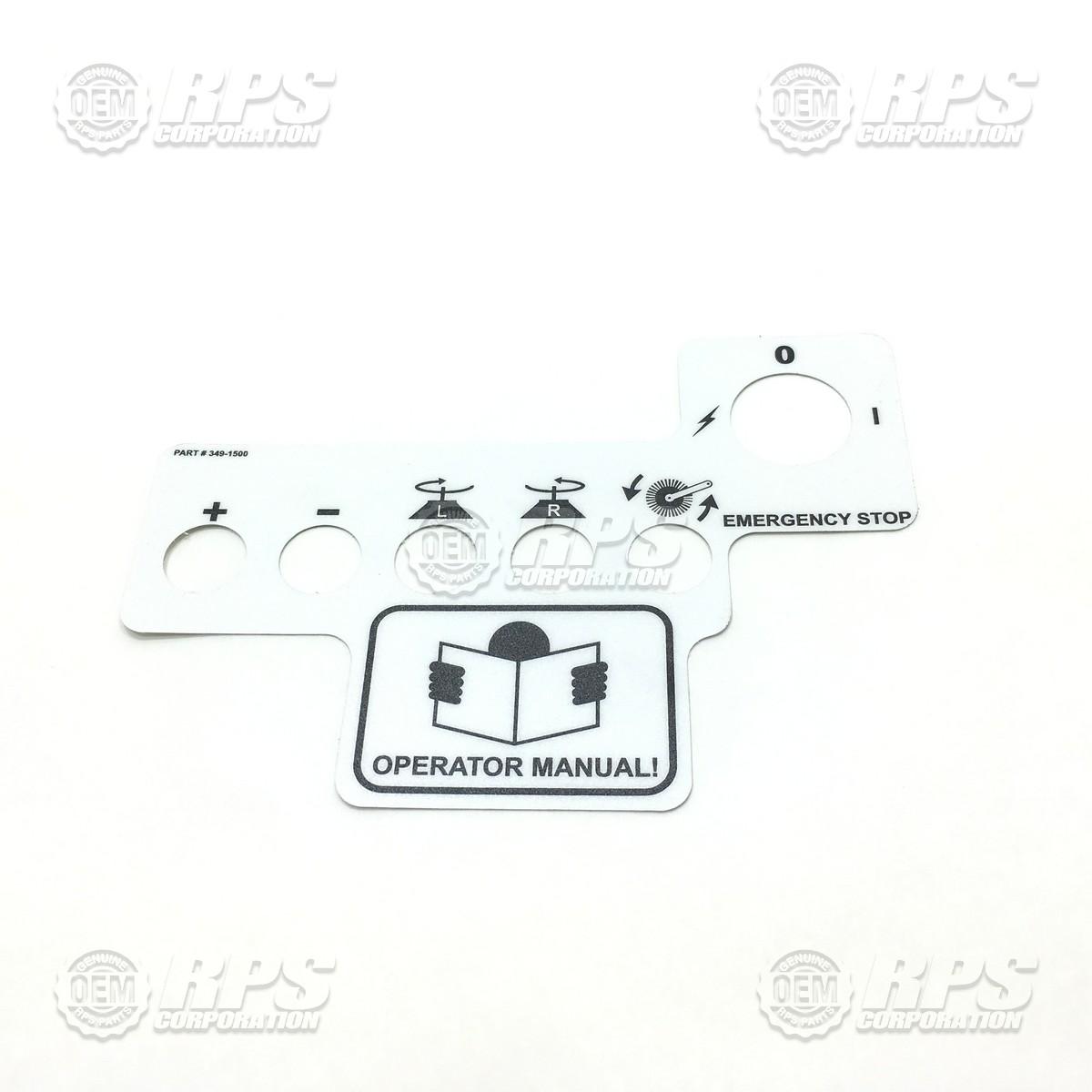 Floor Scrubber Part - 349-1500
