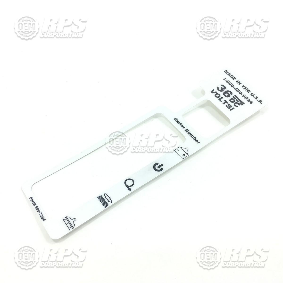 Floor Scrubber Part - 500-7204